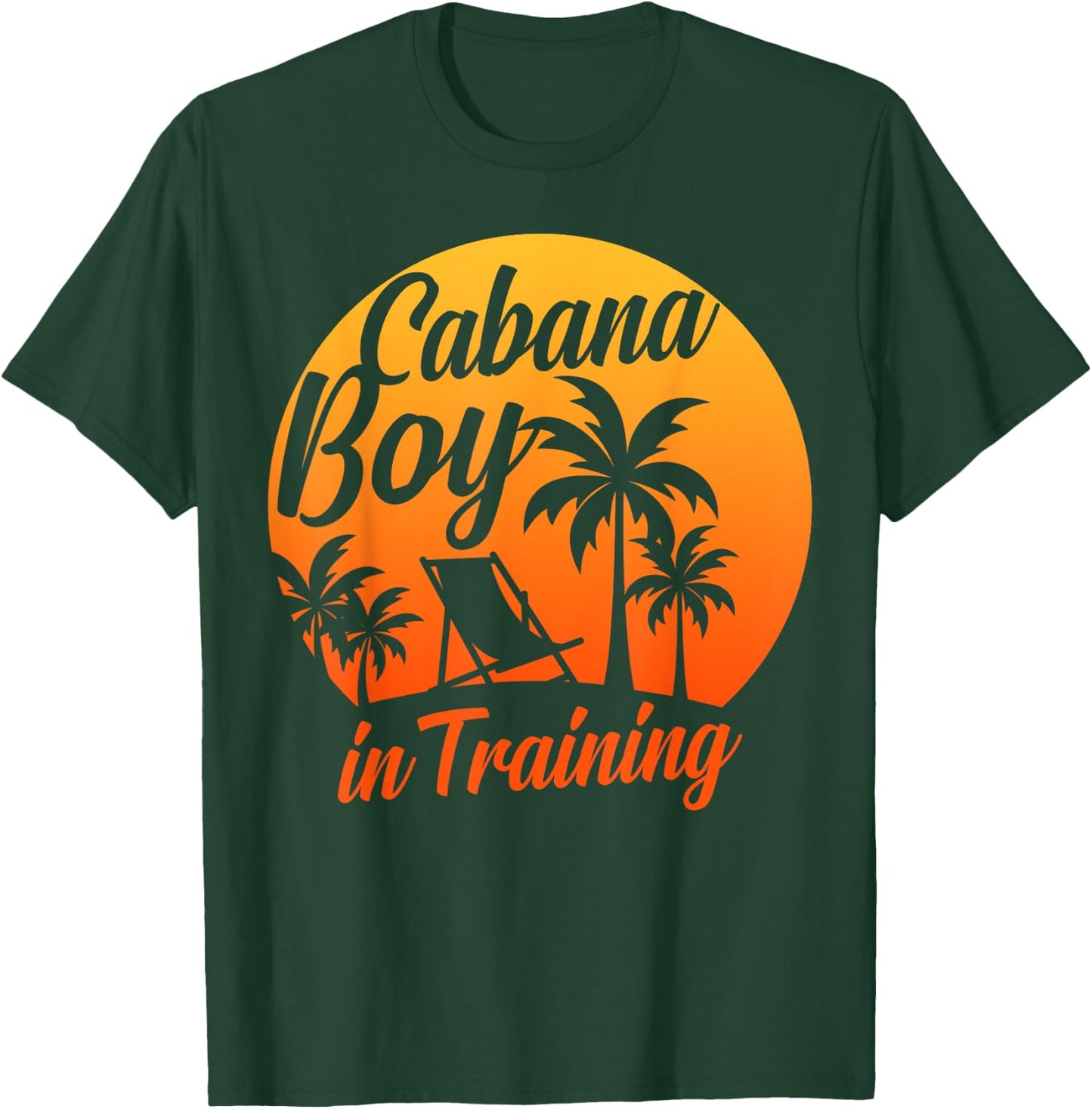 Cabana Boy In Training Pool Party Boys Gift T-Shirt - T-Shirt | Forest