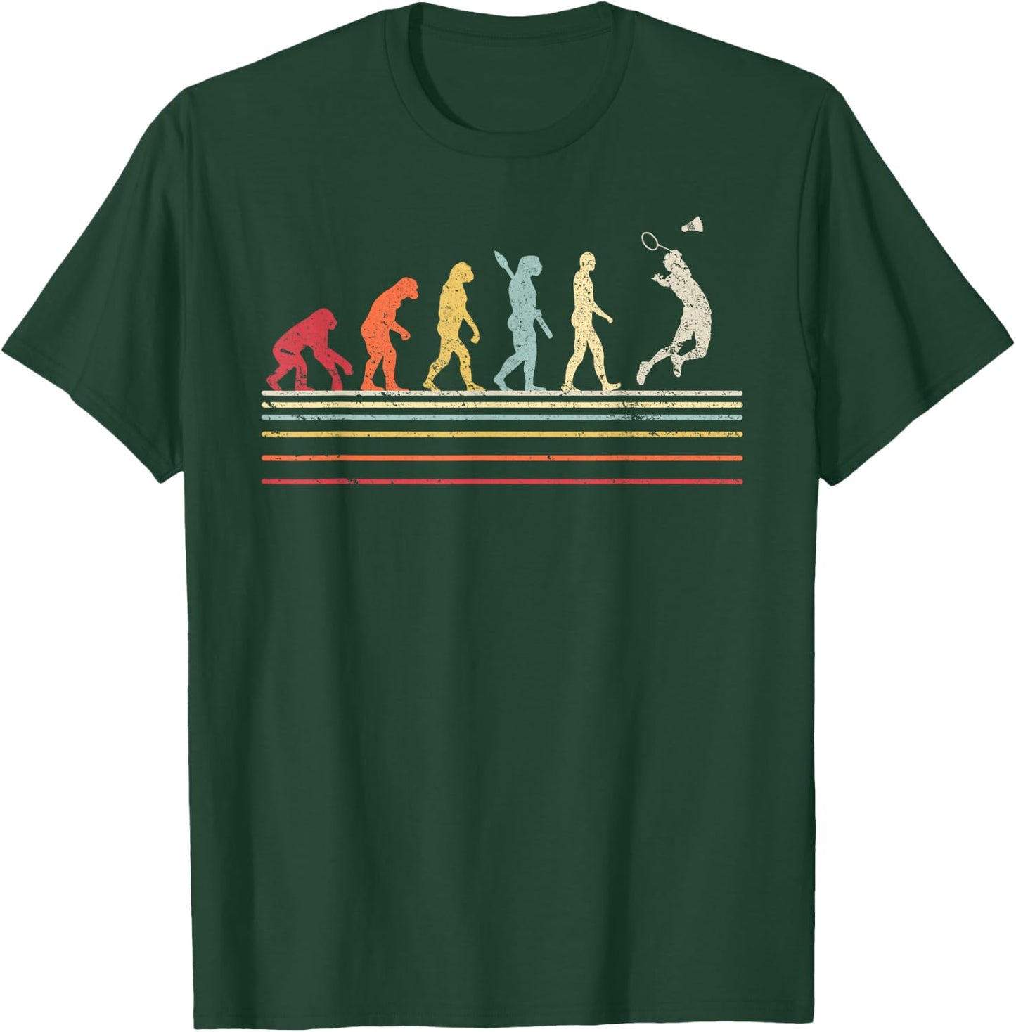 Badminton Shirt Vintage T-Shirt - T-Shirt | Forest