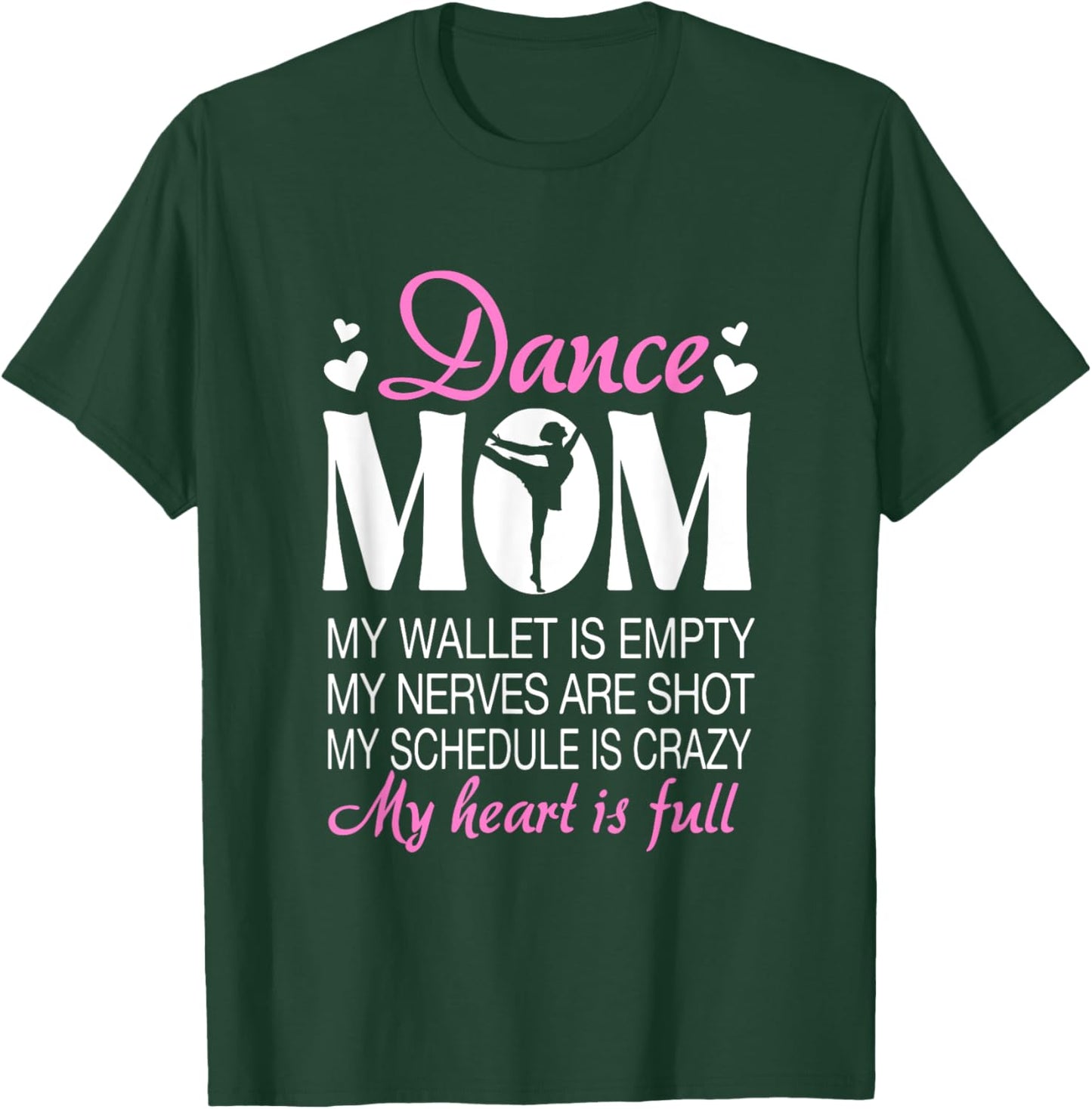 Retro Dance Mom Funny Dancing Mom Of A Dancer Mother's Day T-Shirt - T-Shirt | Forest