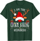 I Am The Cookie Baking Reindeer Christmas Family T-Shirt - T-Shirt | Forest