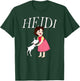 Heidi with Goat Cute Cartoon TV Series with Logo T-Shirt - T-Shirt | Forest