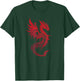 Beautiful Celtic Tribal Dragon Fantasy Art T-Shirt - T-Shirt | Forest