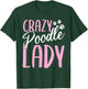 Poodle Skirt Mama Crazy Poodle Lady T-Shirt - T-Shirt | Forest