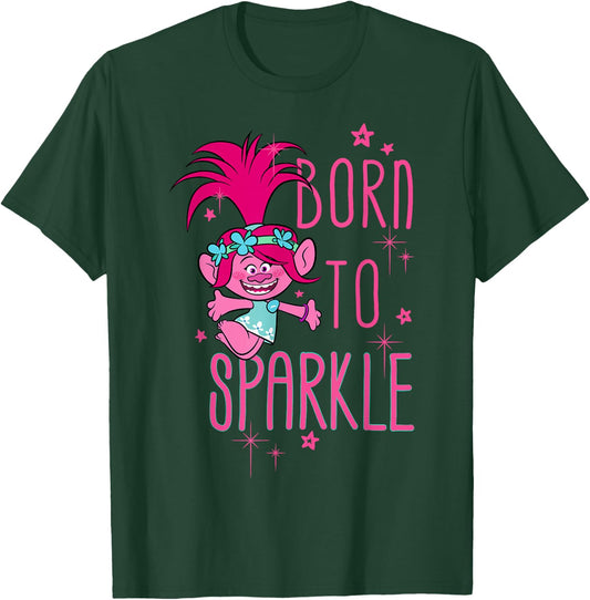 DreamWorks Trolls Born to Sparkle T-Shirt - T-Shirt | Forest