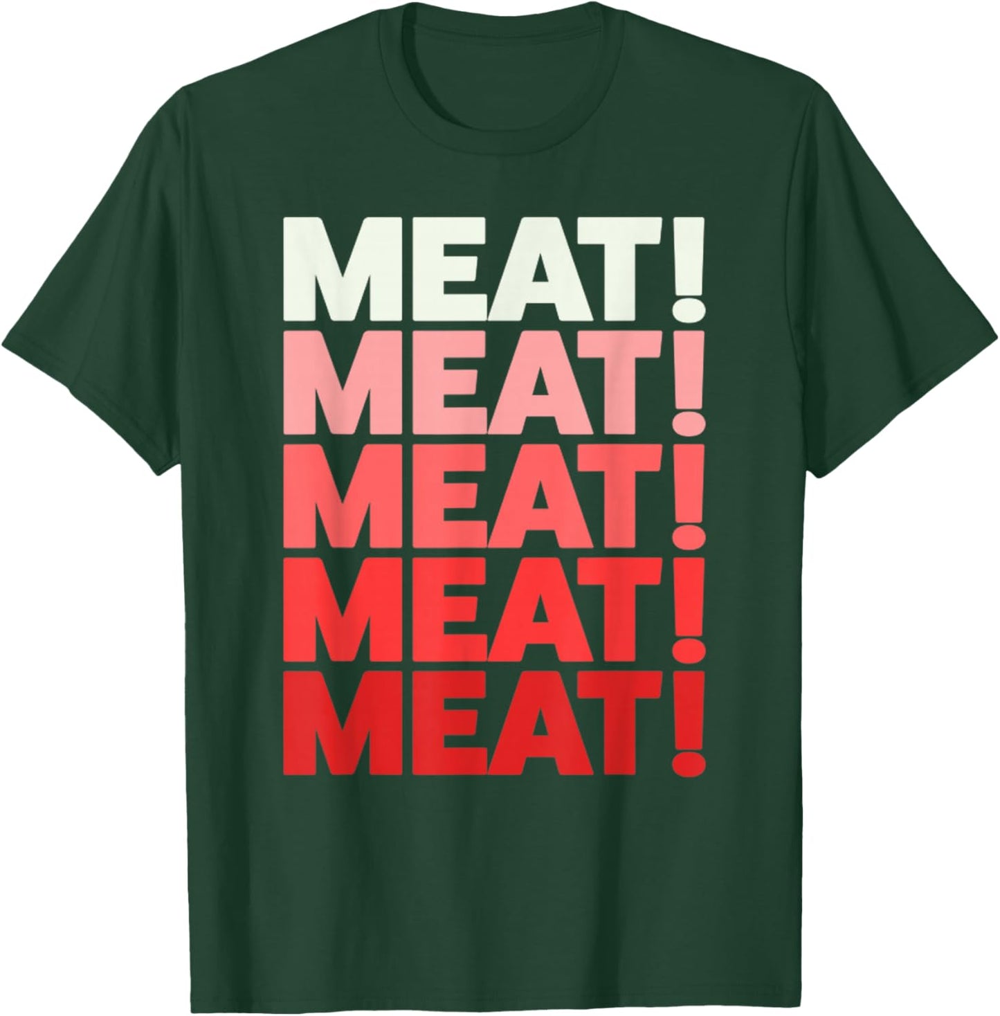 Funny Meat Raffle Shirt - Black Adults - Small - Short Sleeve - - Cotton Blend - Modern Retro Animal Print - Spring - 1 Count - No Pockets - Lace Embellishment T-Shirt - T-Shirt | Forest
