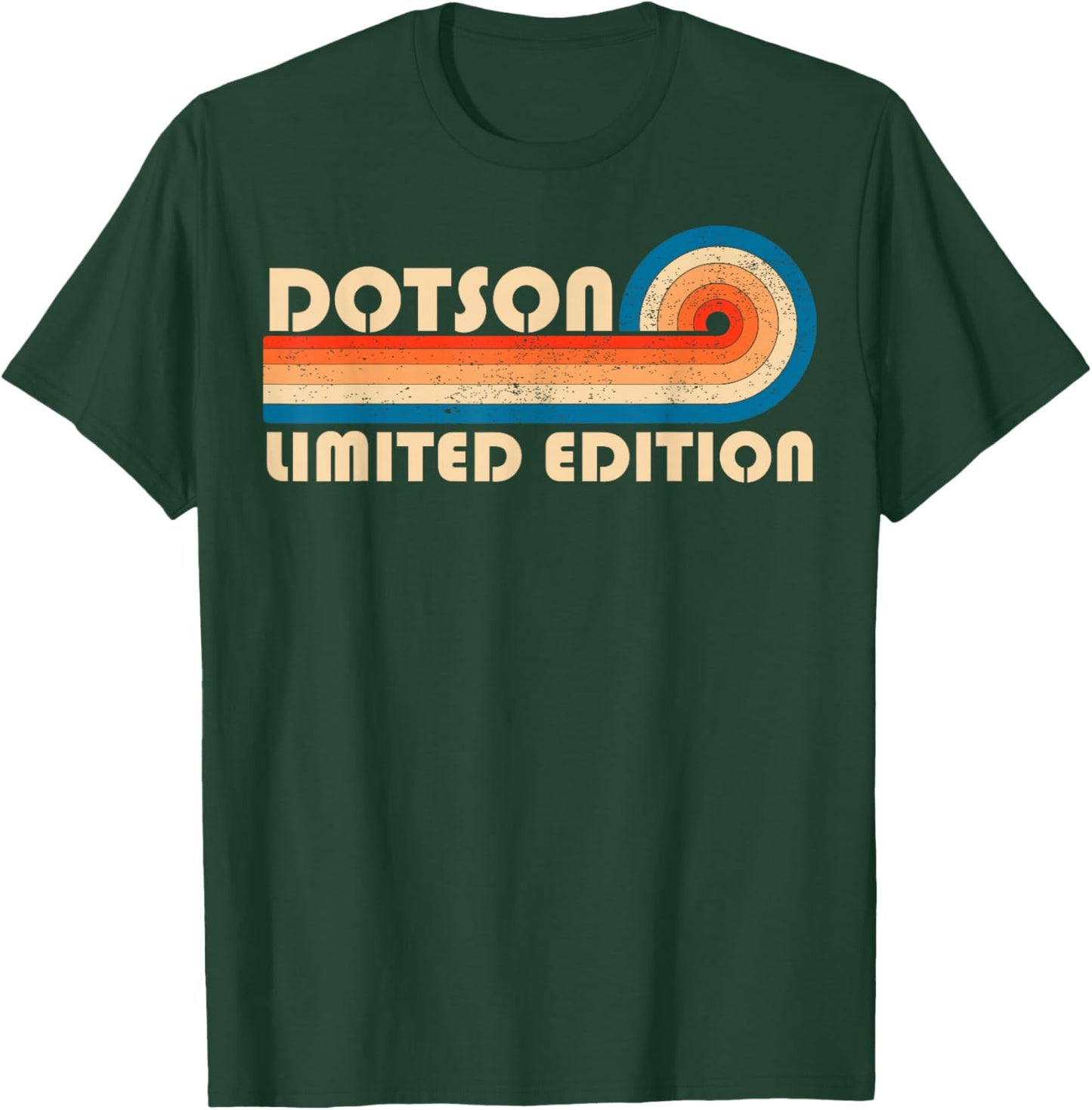 DOTSON Surname Retro Vintage 80s 90s Birthday Reunion T-Shirt - T-Shirt | Forest