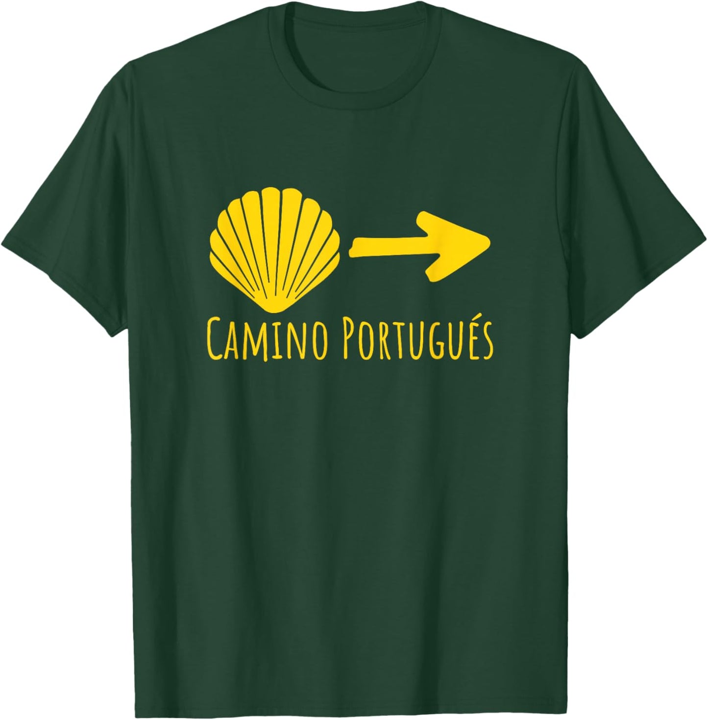 Buen Camino Portugues Portugal Way Tops, , Gear & Items T-Shirt - T-Shirt | Forest