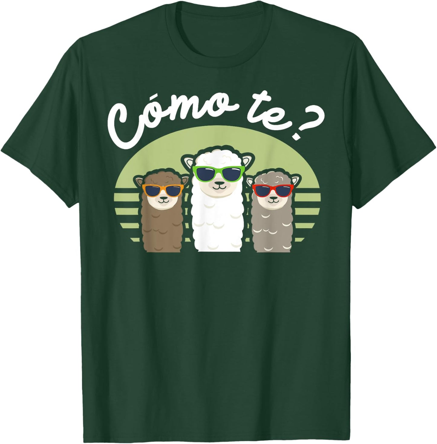Funny Spanish gift, Como Te Llama, Llama design T-Shirt - T-Shirt | Forest