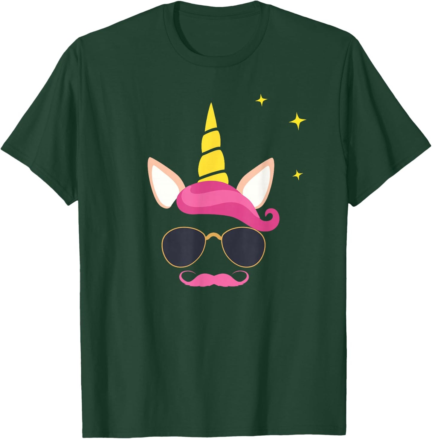 Dadicorn Best Dad Unicorn Fathers Day Funny Pink Men T-Shirt - T-Shirt | Forest