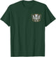 Live to Ride, Ride to Live Biker Skull Distressed Design T-Shirt - T-Shirt | Forest