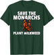 Save the Monarch Butterfly Milkweed T-Shirt - T-Shirt | Forest