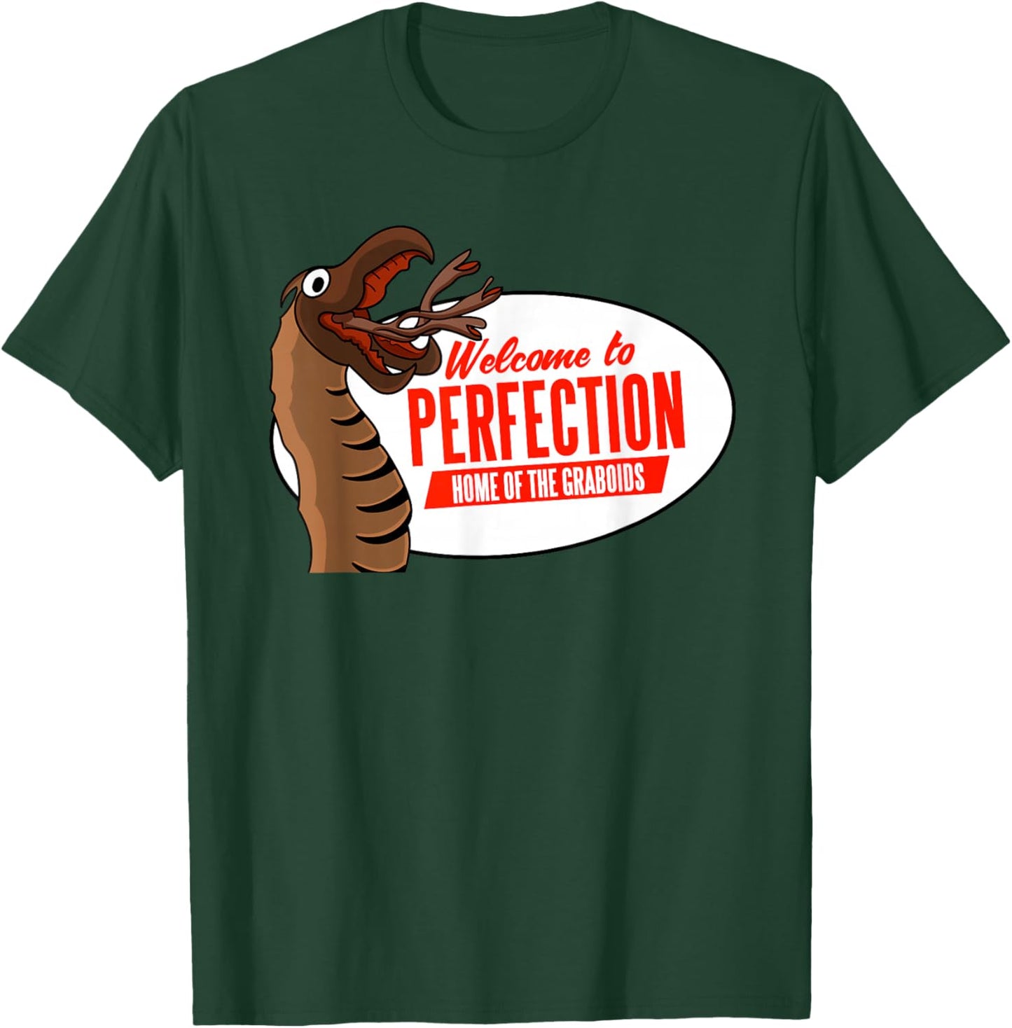 Welcome to Perfection Nevada - Home of the Graboids T-Shirt - T-Shirt | Forest