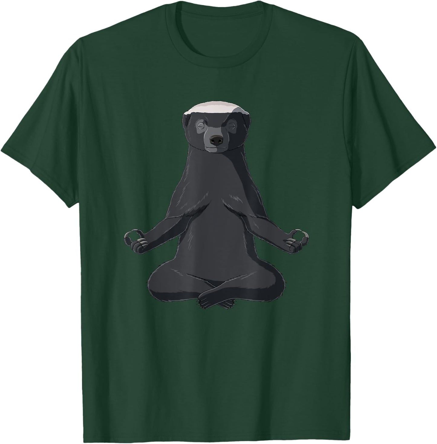 Yoga Honey Badger T-Shirt - T-Shirt | Forest