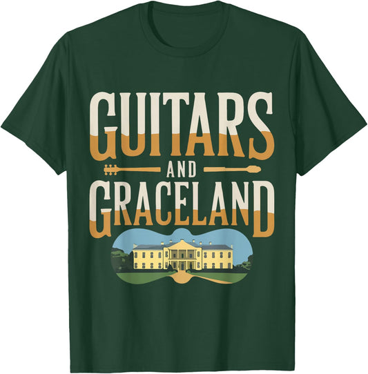 Memphis Guitar Graceland of Tennessee T-Shirt - T-Shirt | Forest