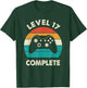 17th Wedding Anniversary For Couples Level 17 Complete T-Shirt - T-Shirt | Forest