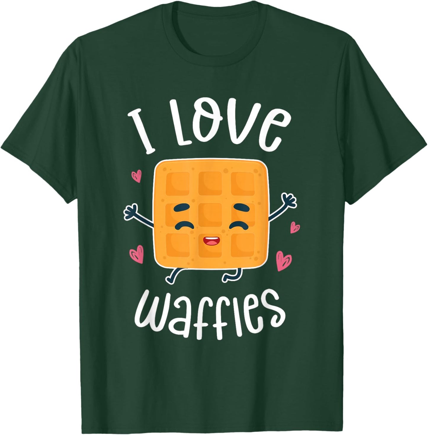 I Love Waffles T-Shirt - T-Shirt | Forest