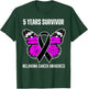 5 Years Melanoma Free Skin Cancer Survivor T-Shirt - T-Shirt | Forest