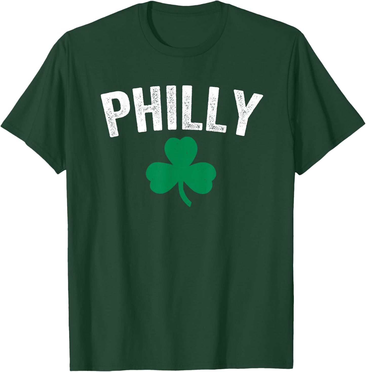 Philadelphia St. Patrick's Philly Irish Shamrock Party Gift T-Shirt - T-Shirt | Forest