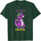 Just A Girl Loves Dragons Girls Dragon Kids Pyjamas T-Shirt - T-Shirt | Forest