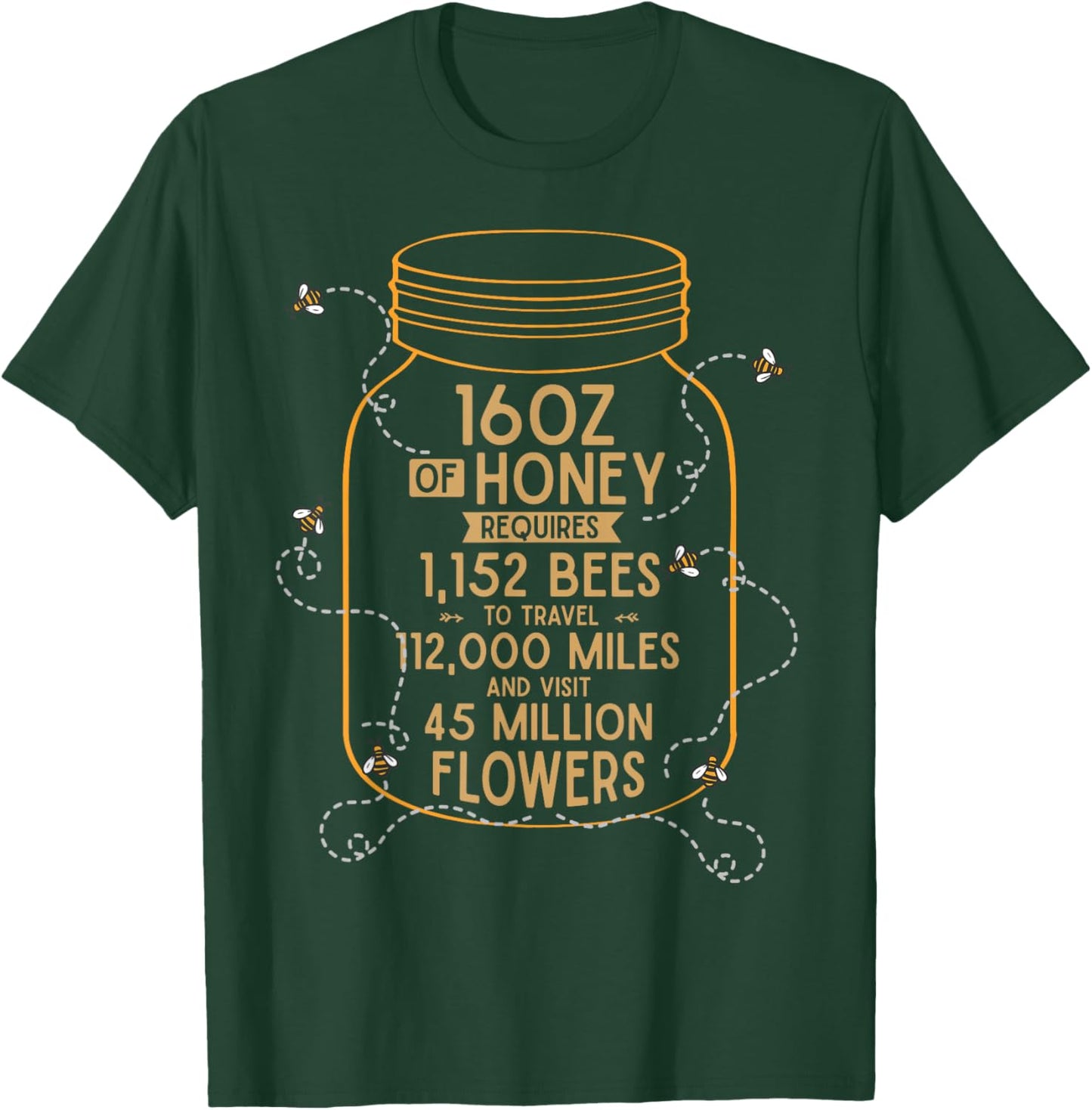 Beekeeper Shirt Honey Pollen Beekeeping Bee T-Shirt - T-Shirt | Forest
