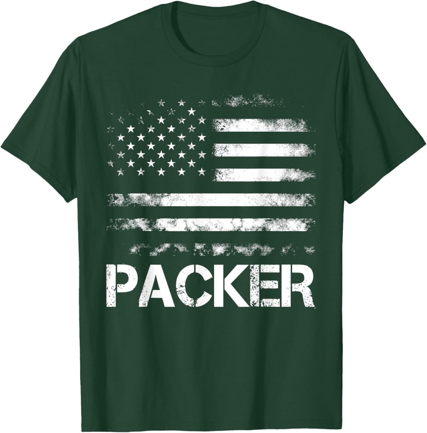 Packer American Flag T-Shirt - T-Shirt | Forest