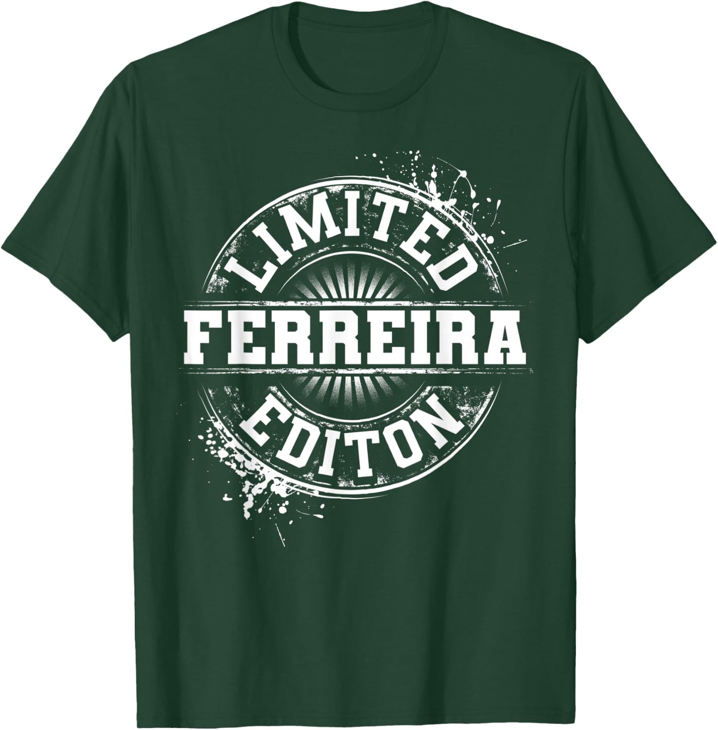FERREIRA Funny Surname Family Tree Birthday Reunion Gift T-Shirt - T-Shirt | Forest