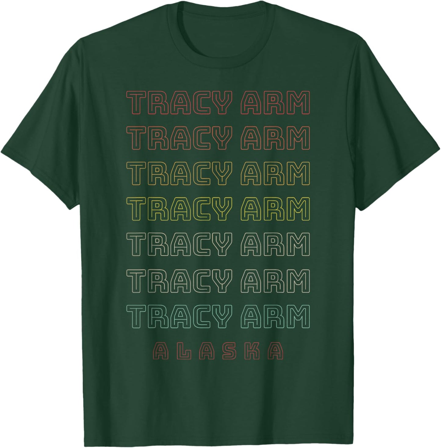 Tracy Arm Alaska T-Shirt - T-Shirt | Forest