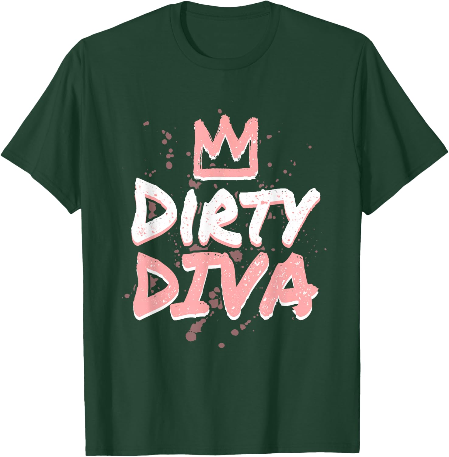Dirty Diva Mud Run Shirts Mud Running Team T-Shirt - T-Shirt | Forest