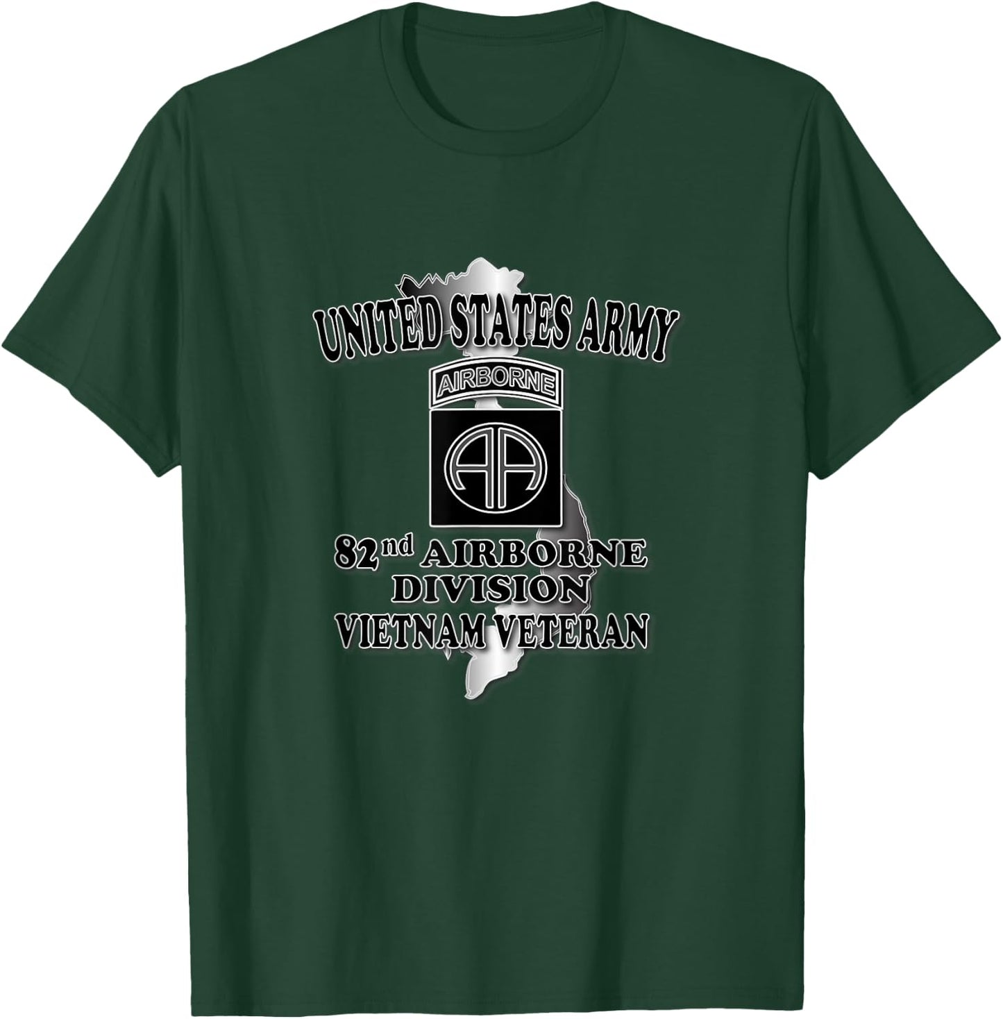 82nd Airborne Division- Vietnam Veteran T-Shirt - T-Shirt | Forest