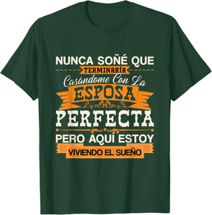 Esposa Perfecta Camiseta para Esposo Para Aniversario T-Shirt - T-Shirt | Forest