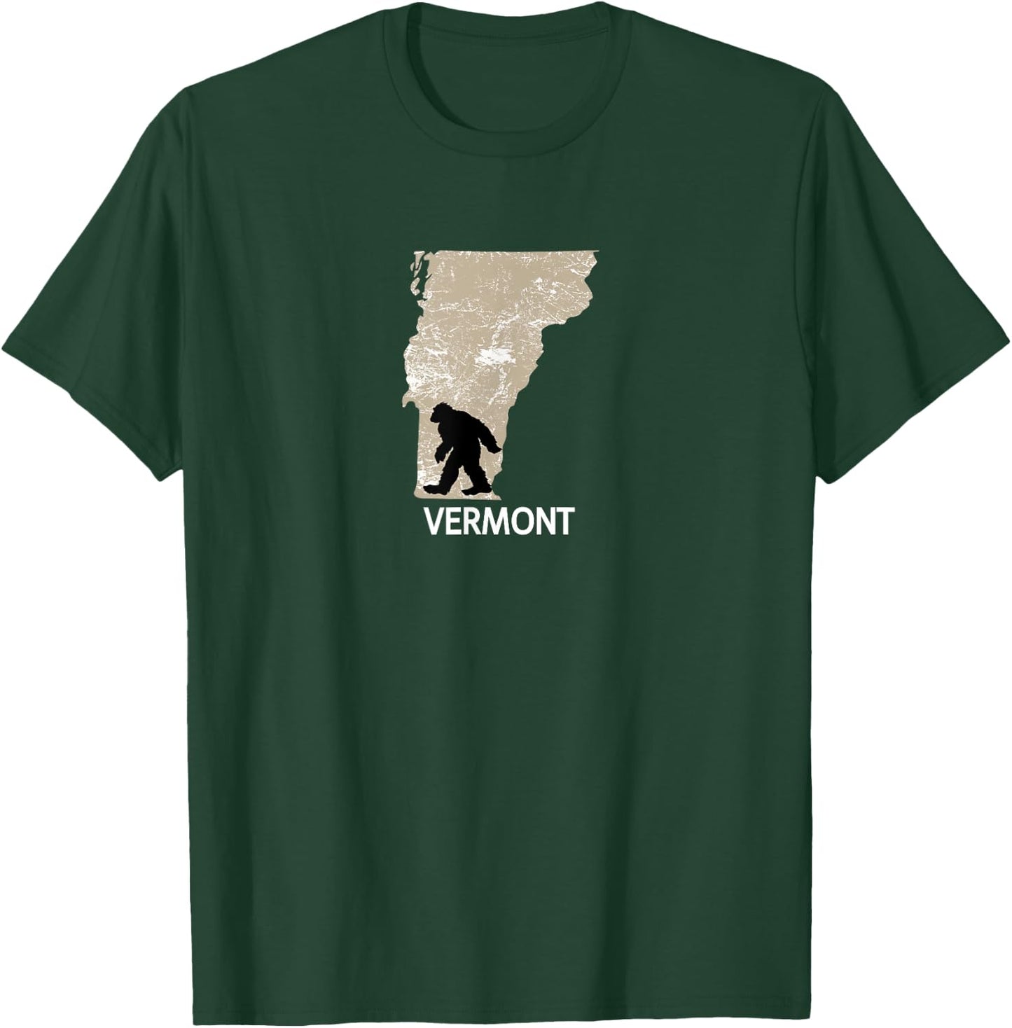 Funny Bigfoot I Believe Loves Vermont VT Sasquatch T-Shirt - T-Shirt | Forest