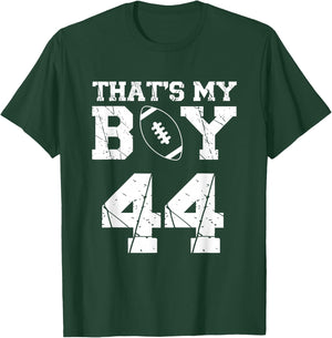 That's My Boy Football Number #44 T-Shirt - T-Shirt | Forest