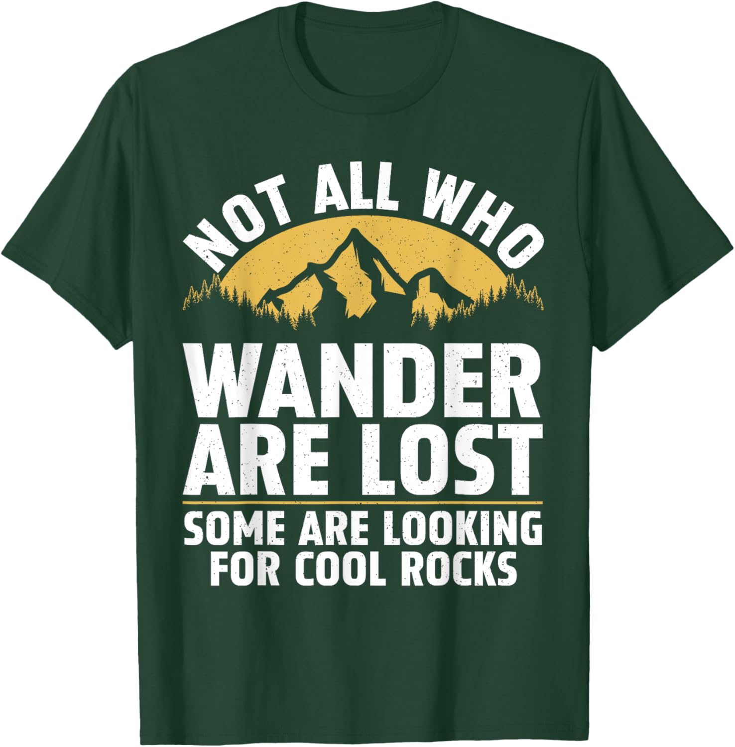 Rock Collecting Art Women Rockhound Rock Collector T-Shirt - T-Shirt | Forest