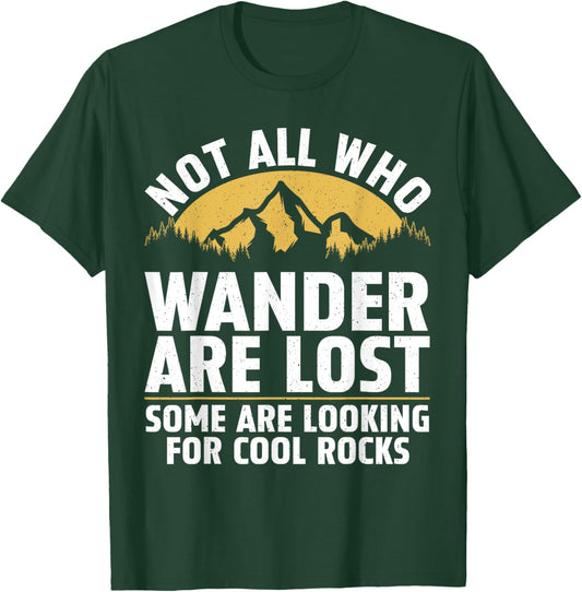 Rock Collecting Art Women Rockhound Rock Collector T-Shirt - T-Shirt | Forest