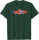 State of Tennessee Tri Star Trout Fishing Kayak Angler Shirt T-Shirt - T-Shirt | Forest