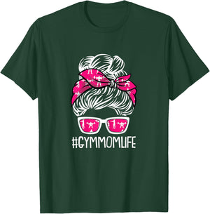 Gym Mom Life Mothers Day Fitness Workout Lover Mama Mommy T-Shirt - T-Shirt | Forest