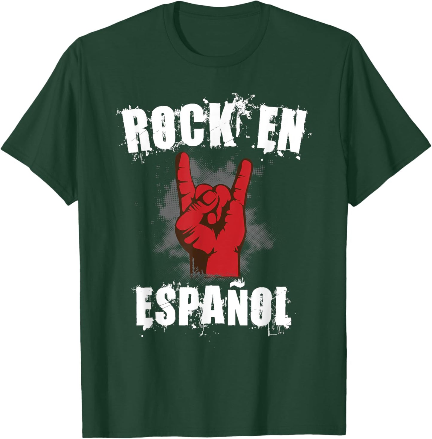 Rock En Español Classic Spanish Music Bands T-Shirt - T-Shirt | Forest