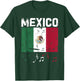 Mexico Flag Mexican Hispanic Siesta Pride Vintage T-Shirt - T-Shirt | Forest