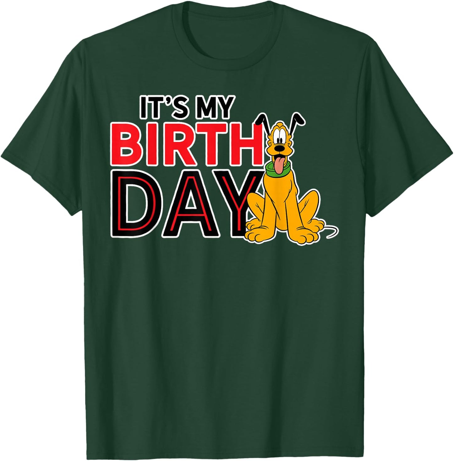 Pluto - It's My Birthday T-Shirt - T-Shirt | Forest