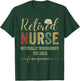 Retired Nurse Est 2025 Officially Discharged Retirement T-Shirt - T-Shirt | Forest
