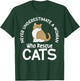 Never underestimate a Woman who Rescue Cats Rescue T-Shirt - T-Shirt | Forest