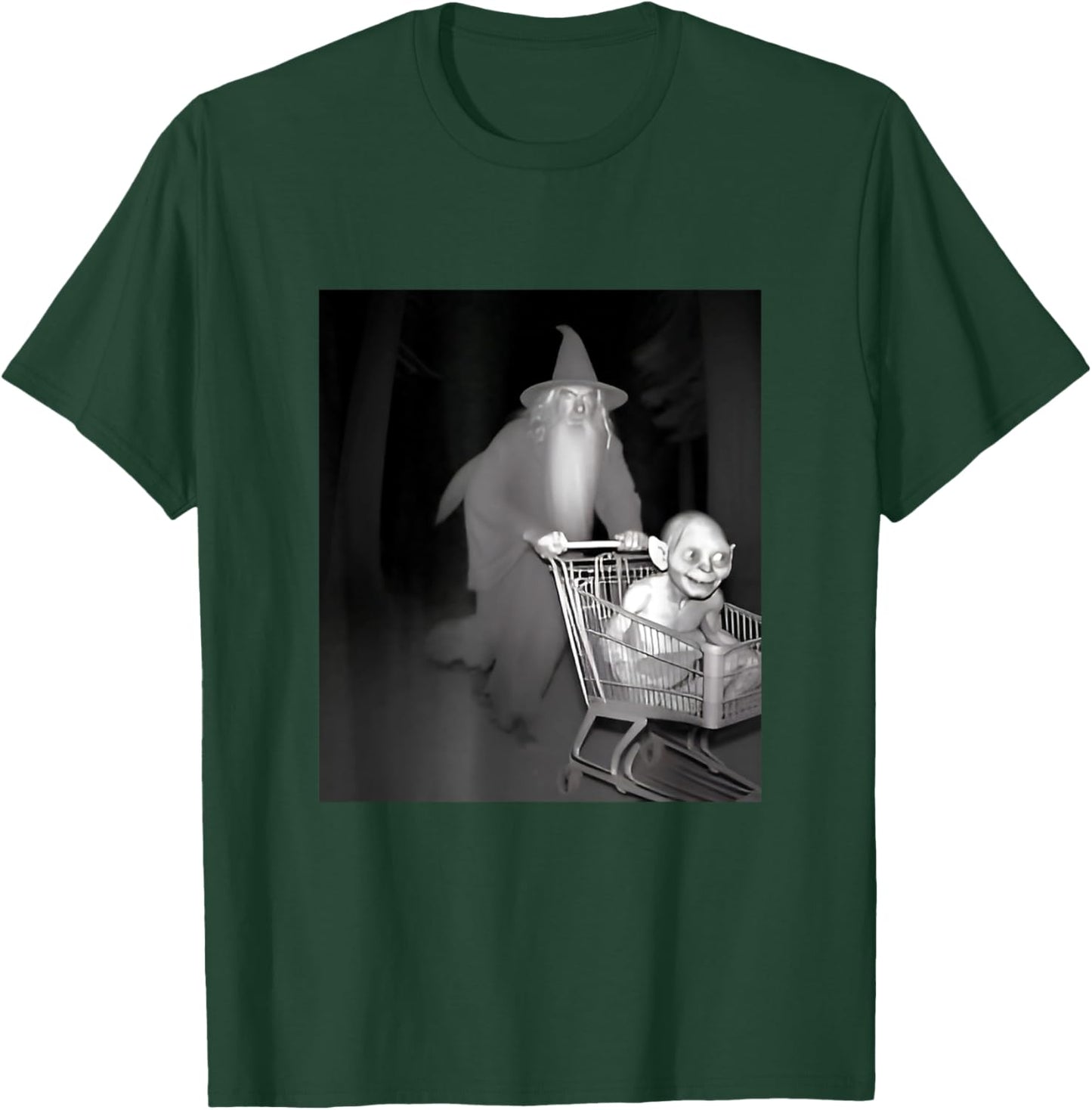 Funny L O T. R Gan dolf wizard shopping cart smeag funny T-Shirt - T-Shirt | Forest