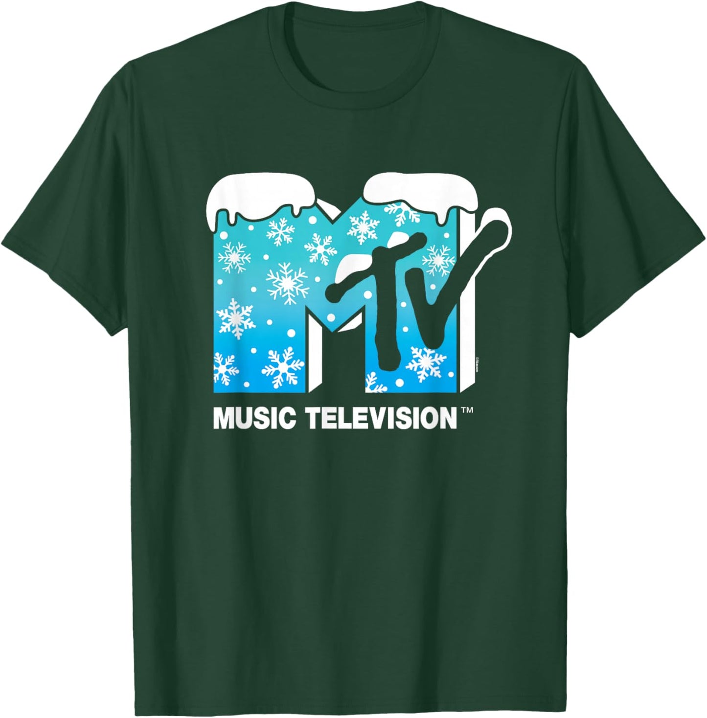 MTV - MTV Snowflakes T-Shirt - T-Shirt | Forest