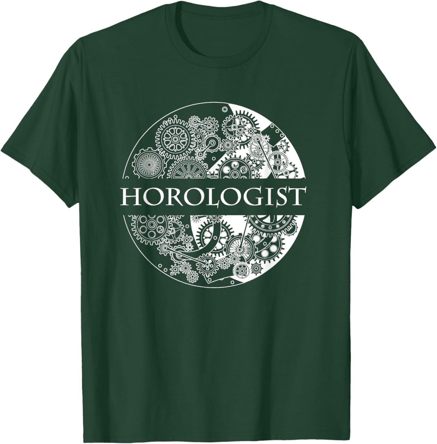 Horologist Watchmaker Horology Watch Movement T-Shirt - T-Shirt | Forest