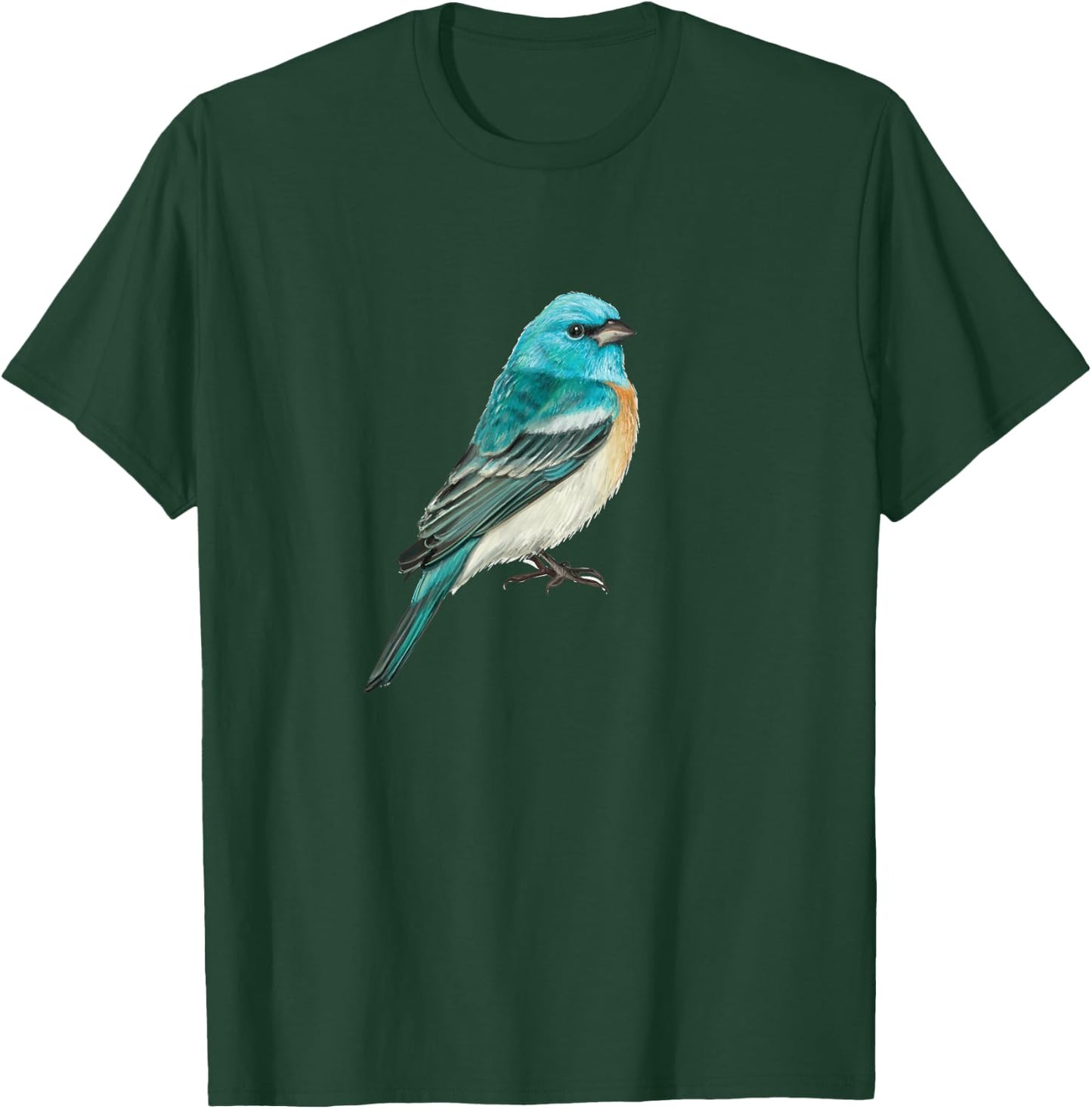 Lazuli Bunting Bird graphic T-Shirt - T-Shirt | Forest
