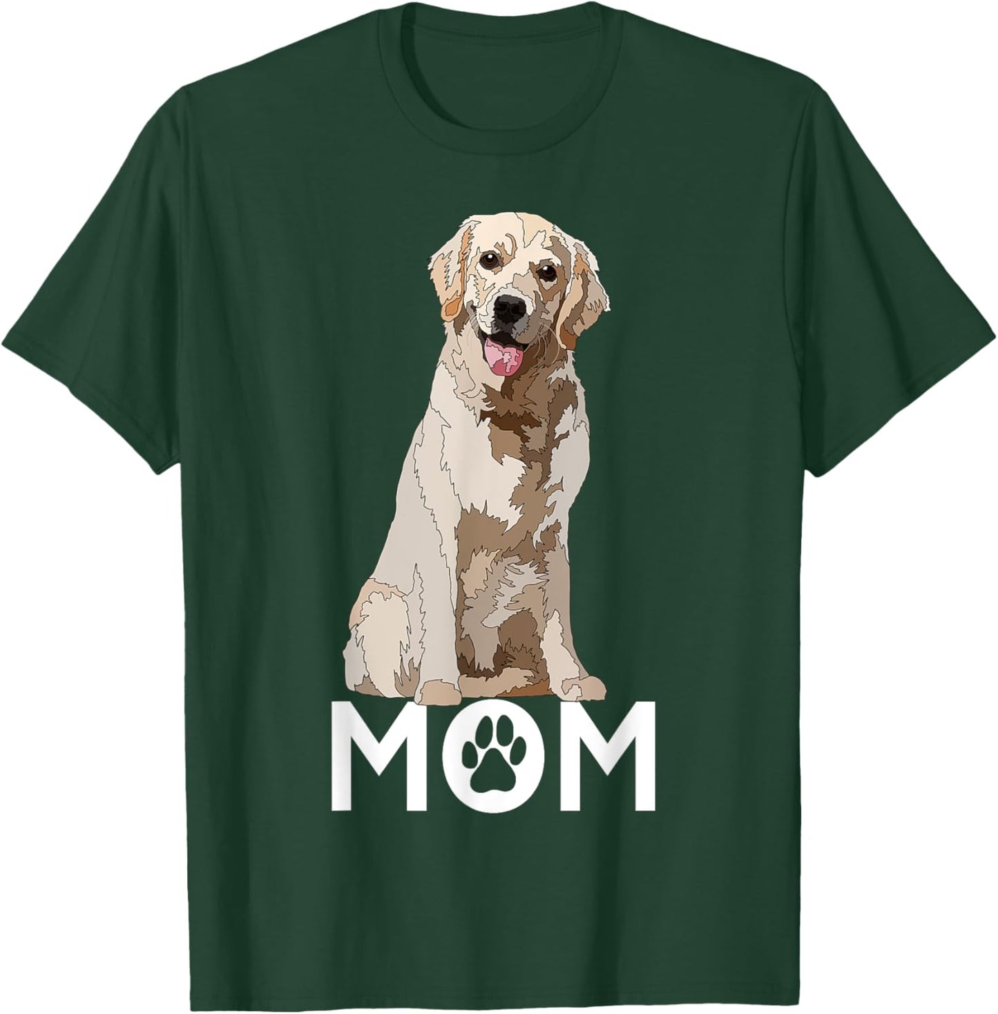 Golden Lab Mom Yellow Labrador Retriever Mother Dog Mama T-Shirt - T-Shirt | Forest