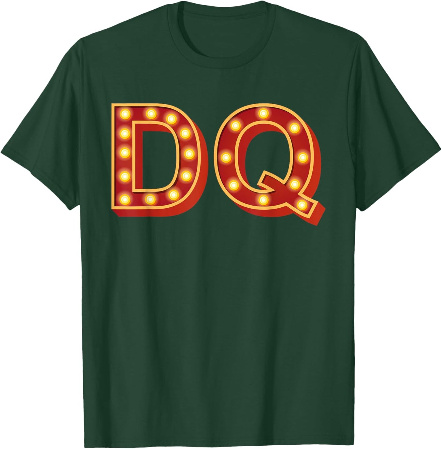 DQ Drama Queen, Flamboyant show font T-Shirt - T-Shirt | Forest