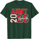 Aunt Senior 2026 Proud Aunt Of A Class Of 2026 Graduate T-Shirt - T-Shirt | Forest