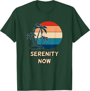 TV Fandom Clothing Express Co -Adults Black Small Serenity Now T-Shirt - T-Shirt | Forest
