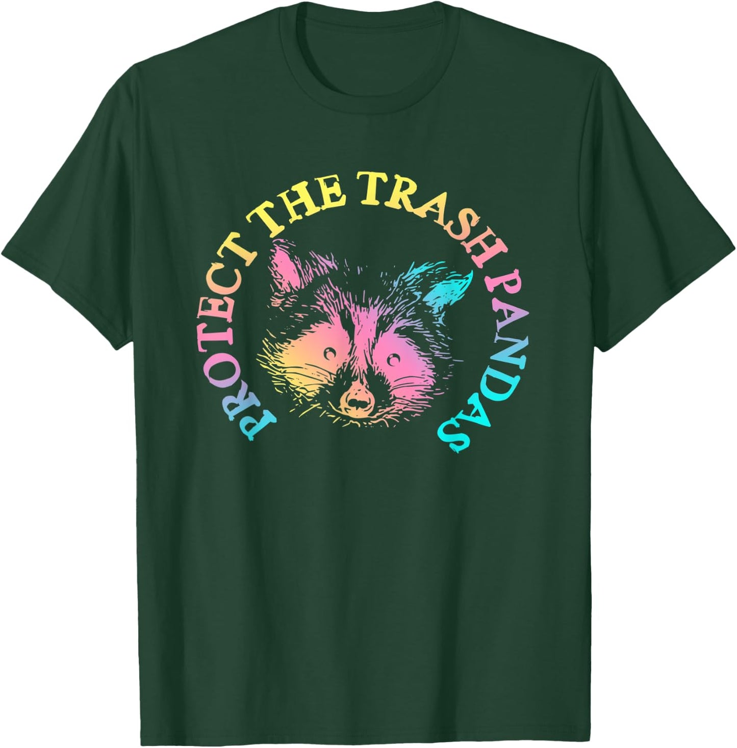 Trash Pandas funny raccoon T-Shirt - T-Shirt | Forest